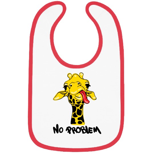 Nonchalant Giraffe: No PROBLEM Attitude Bibs