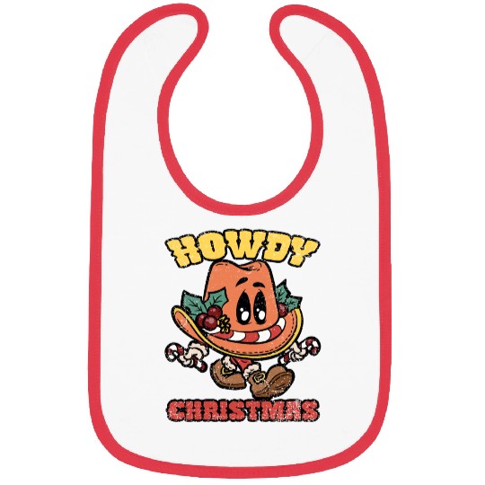 HOWDY CHRISTMAS Bibs