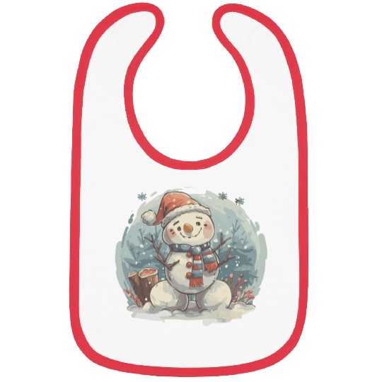 Best Snowman design Bibs