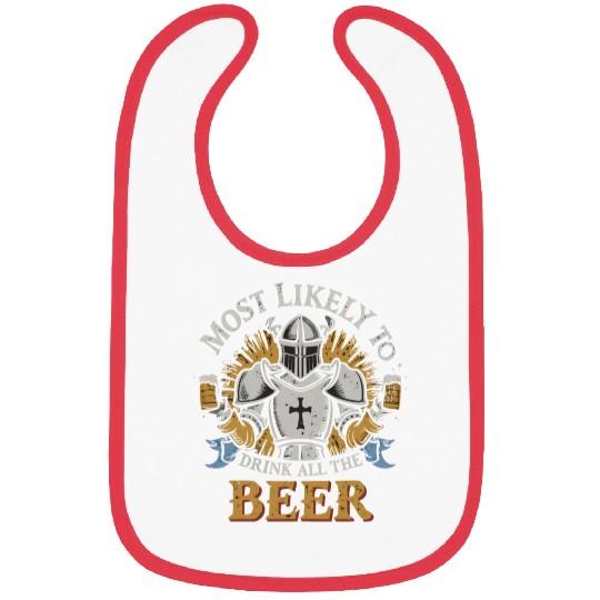 Christmas Most Likely To Drink All The Beer Winter Bibs