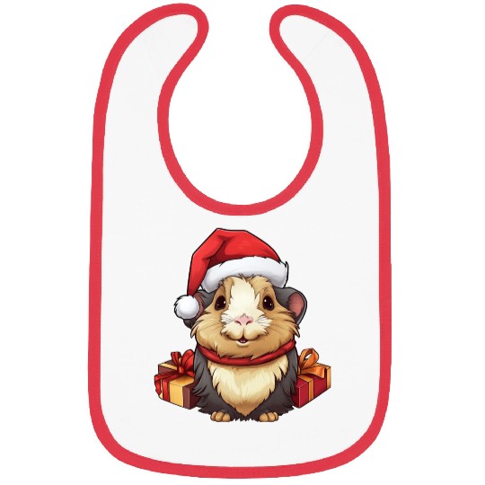 Guinea pig Christmas Bibs