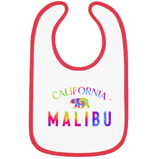 Malibu California Bicycle Club In a Tie Dye Design Bibs