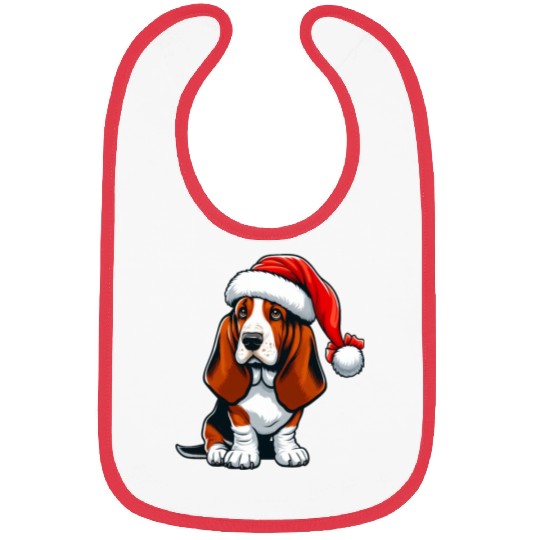 Basset Hound Xmas Gifts Bibs