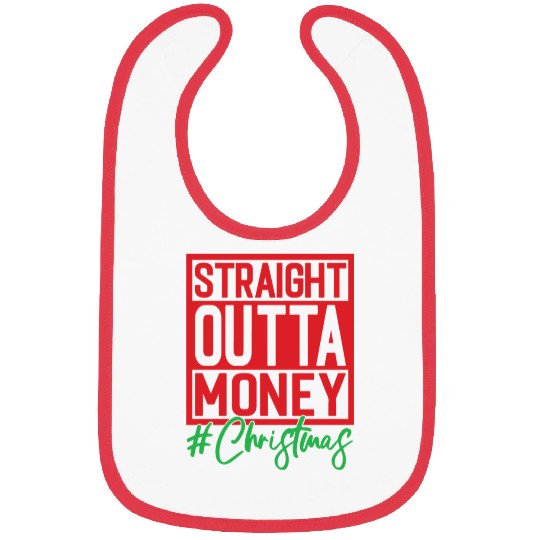 Bold Christmas Money Quote Bibs