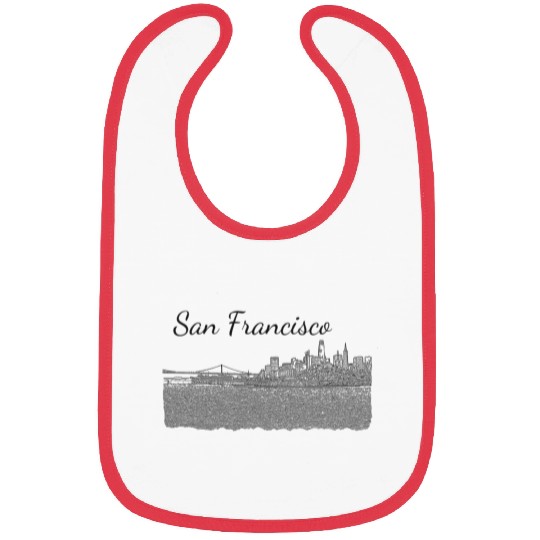 San Francisco - city panorama Bibs