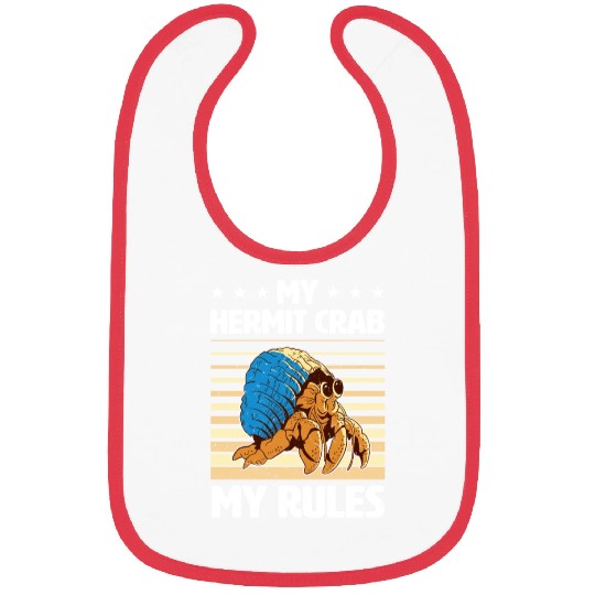 Sea Creature Seafood Shells Hermit Crab Lover Bibs