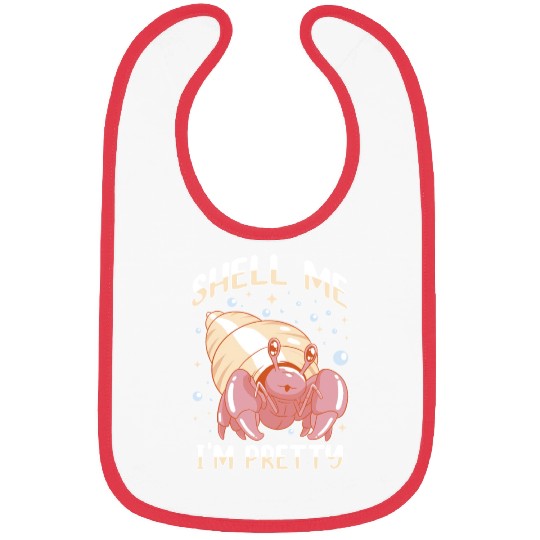 Sea Creature Seafood Shells Hermit Crab Lover Bibs