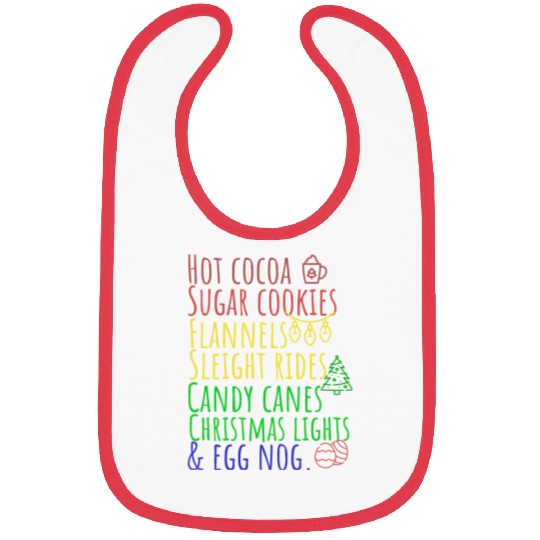 Hot cocoa sugar cookies Christmas lights Bibs