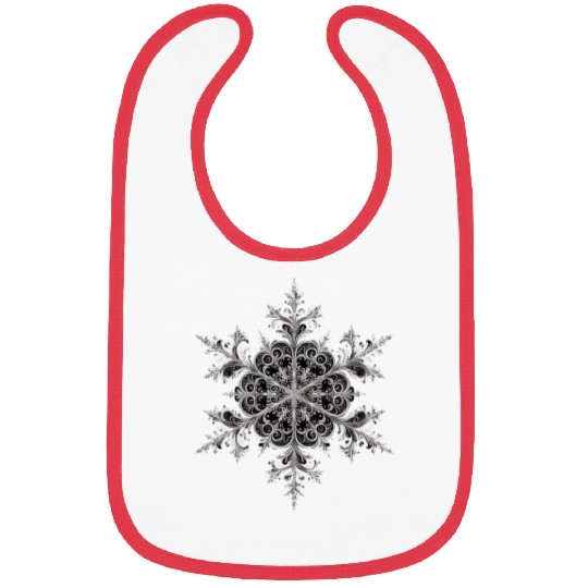 Baroque Snowflake Elegance Bibs