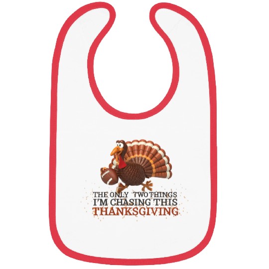 Football and turkey thanksgiving tees Bibs