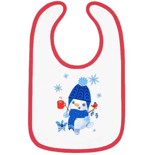 Snowman Bibs