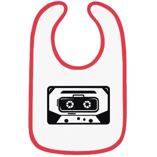 A vintage cassette tape Bibs