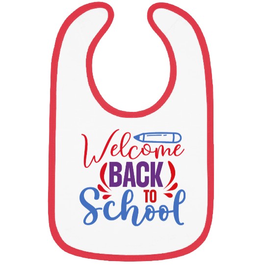 Welcome Back To School Bibs