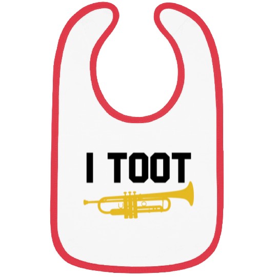I Toot Funny Jazz Trumpet Player Jazz School Band Bibs