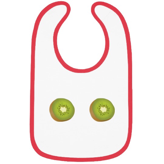 Kiwi Boobs Breasts Bra Funny Women Bibs