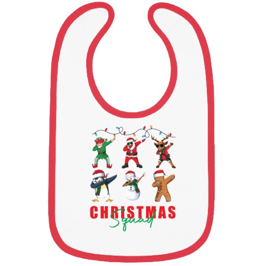Matching family christmas squad Bibs