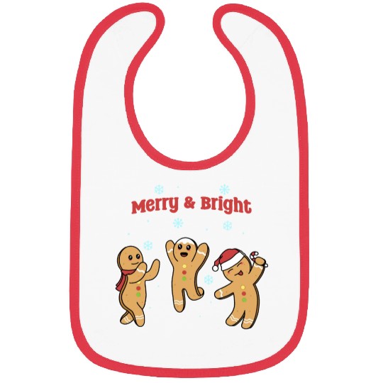Dancing Gingerbread Bibs