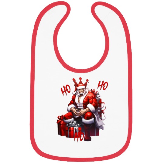 Ho Ho Ho Gym Santa Bibs