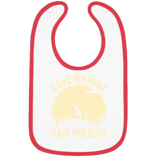 Environment save nature wildlife Bibs