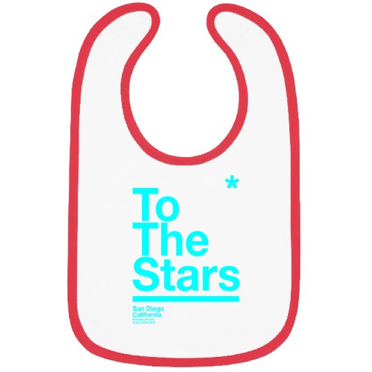 To The Stars Light Blue Bibs