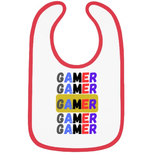 Distressed Retro Gamer Bibs