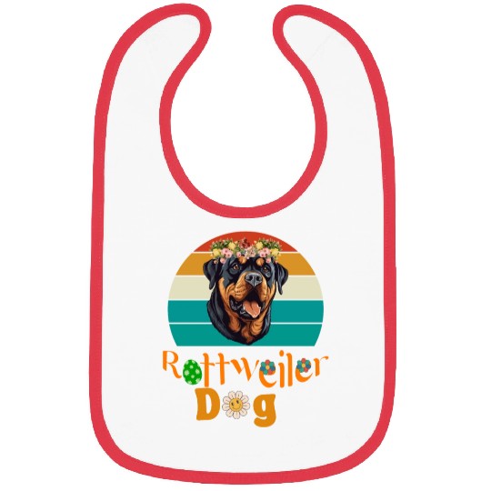Rottweiler dog is Majestic Bibs