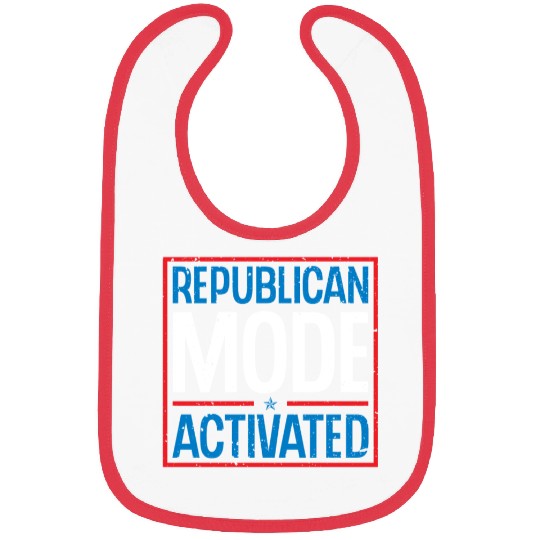 Republican Mode Activated American Voter Voting Bibs