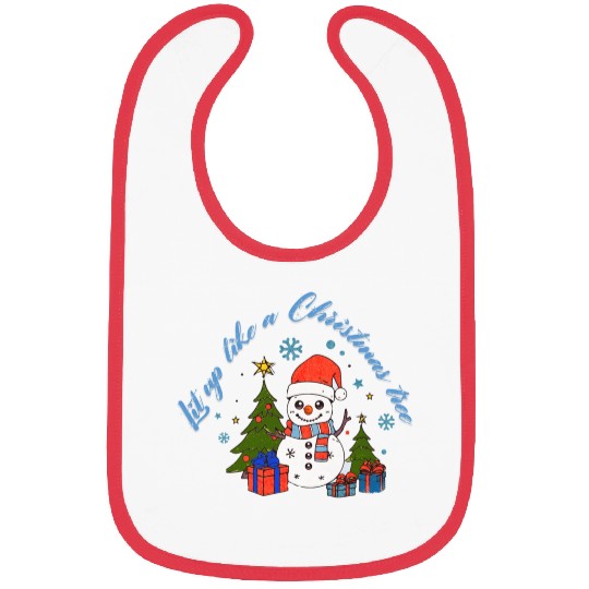 Lit up like a Christmas tree Bibs