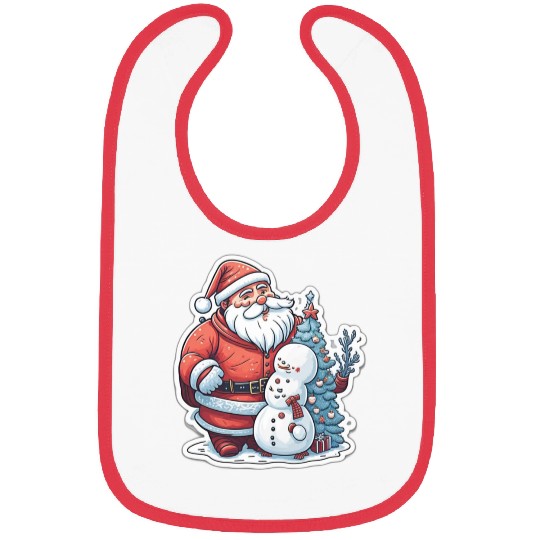 Cheerful Holidays Await: Explore Our Santa Bibs
