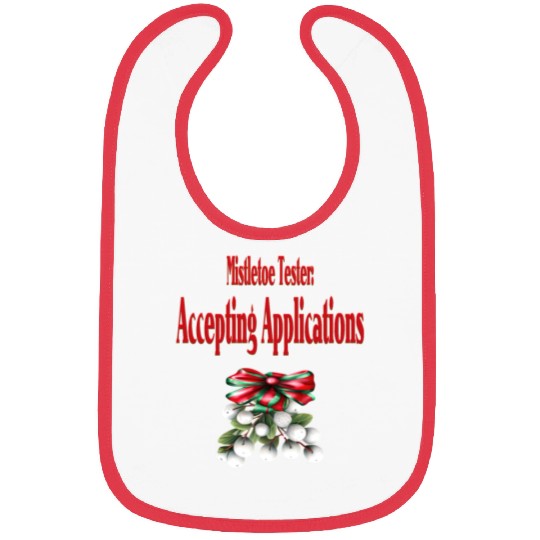 Mistletoe Tester Bibs