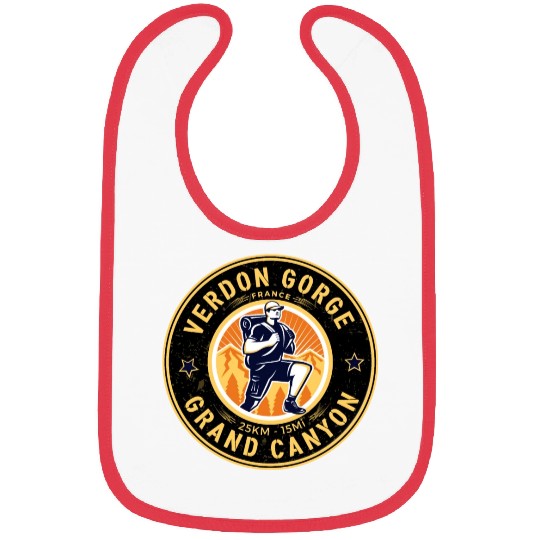 Verdon Gorge river canyon in southeastern France Bibs