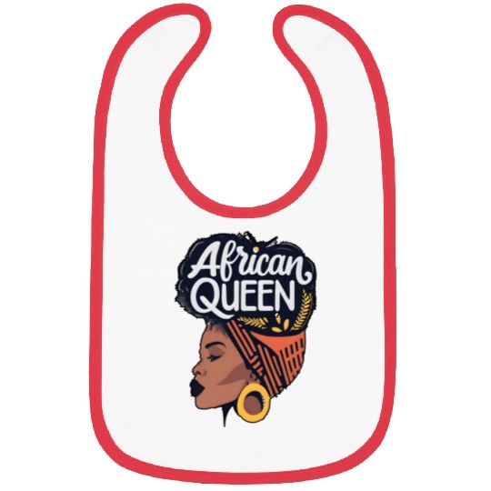 African Queen Afrocentric Queen Bibs