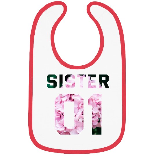 COUPLE FLOWER SISTER 01 Bibs