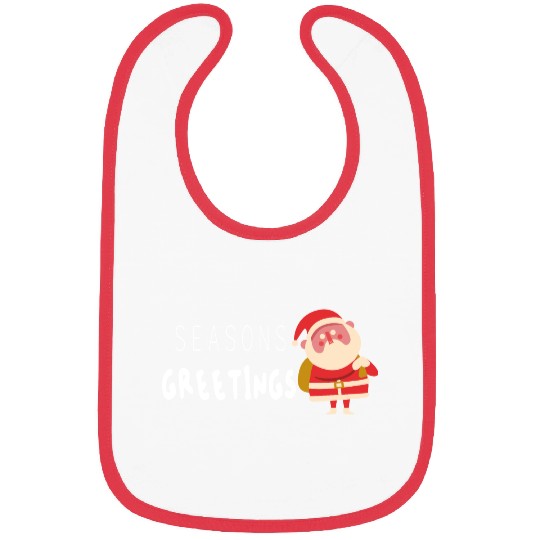 Seasons greetings Christmas outfits Bibs