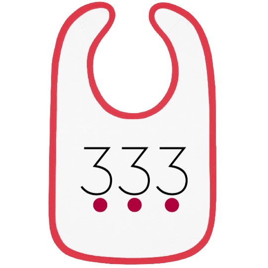Angel Number 333 Bibs