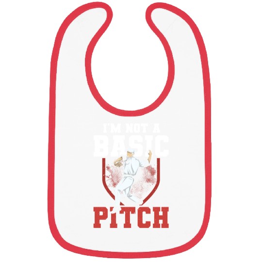 Funny Baseball Pitcher Bibs