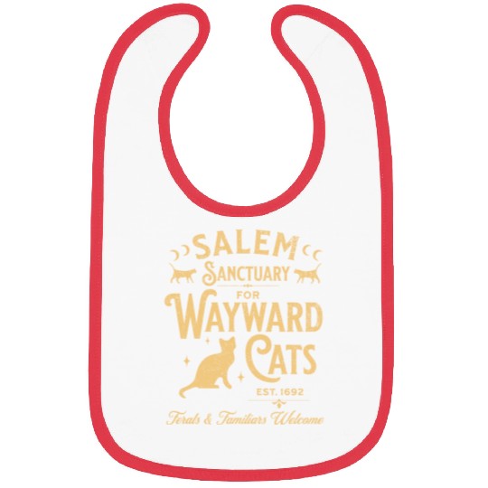Salem Sanctuary for Wayward Cats Black Bibs
