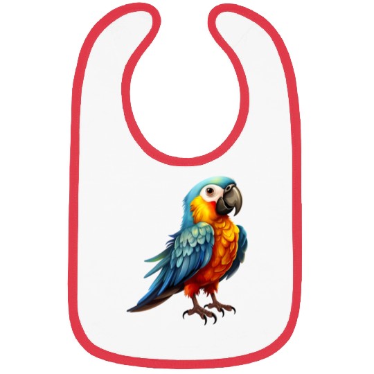 Macaw Parrot for a Bird Lover Animal Lover Bibs
