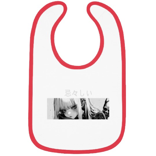 Sad Girl Goth Harajuku Grunge Aesthetic Anime Dark Bibs