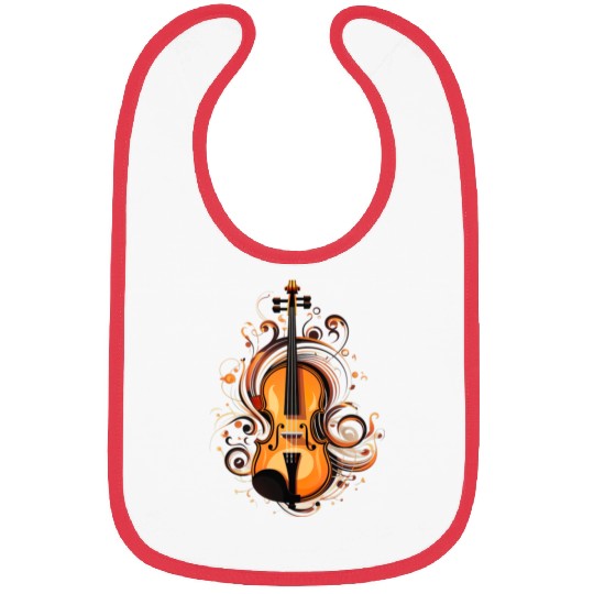 Violinist Violin Music Art Violin Player Bibs