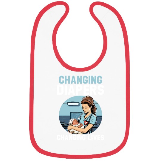 Registered Nurse Medical Medicine Neonatal Nurse Bibs