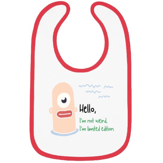 I Am not Weird Bibs