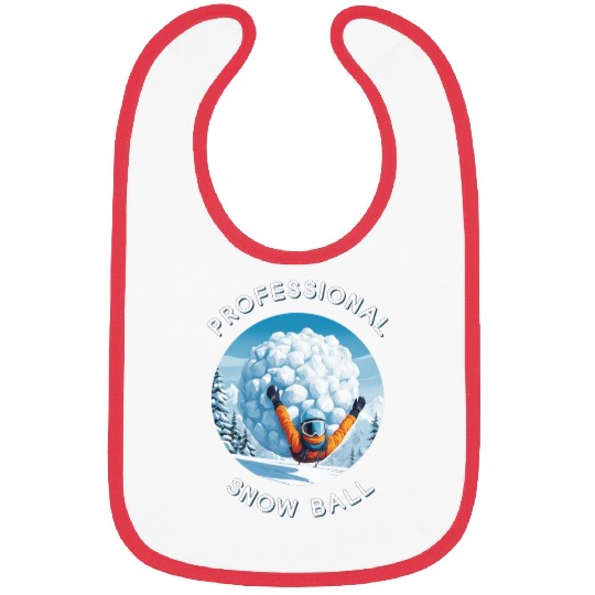 professional snow ball funny skiing Bibs