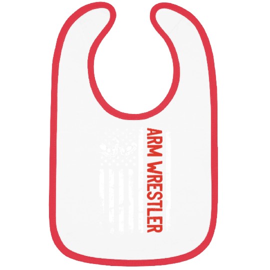 Arm Wrestler Arm Wrestle US Flag Arm Wrestling US Bibs