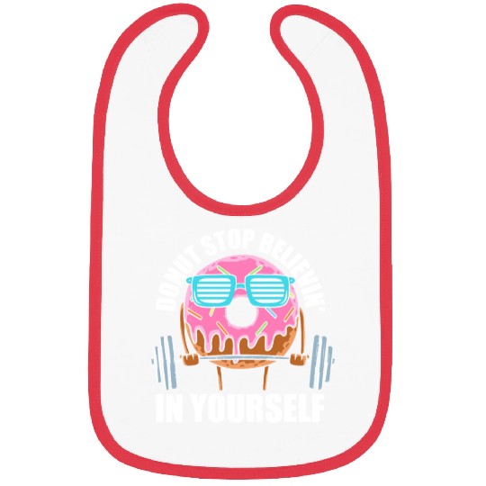 Fitness Donut Funny Donut Gym Bibs
