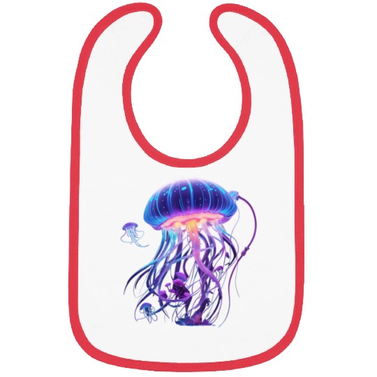 Jellyfish Jewels Bibs