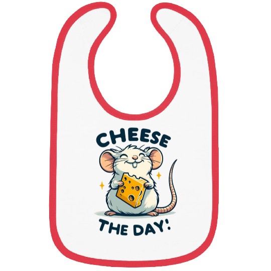 Mouse with cheese Bibs