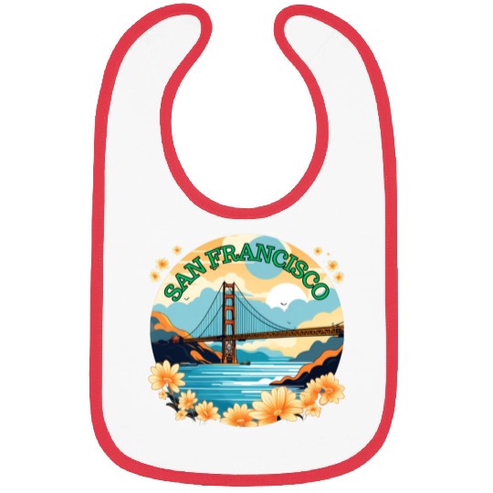 Golden Gate Bridge - San Francisco Bibs