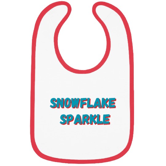 SNOWFLAKE SPARKLE Bibs
