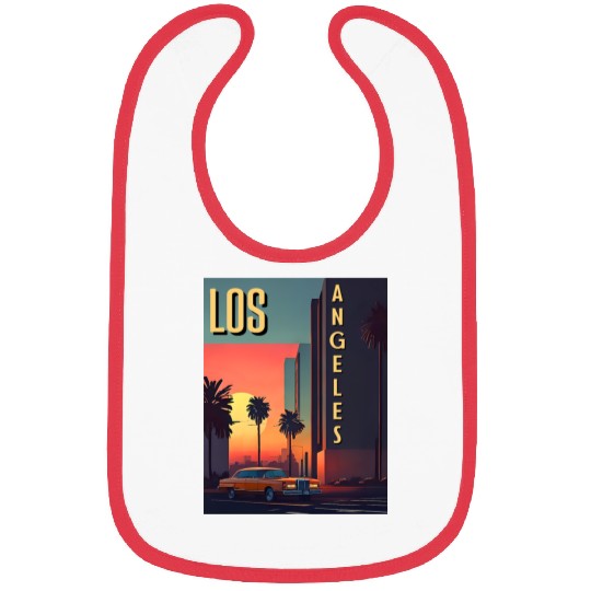 Vintage car in Hollywood Los Angeles Bibs